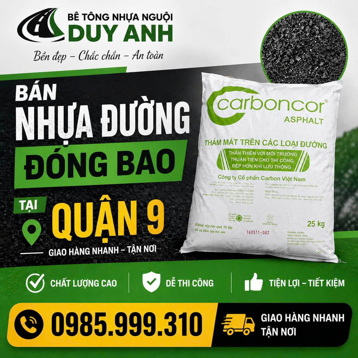 Bán Nhựa Đường Đóng Bao