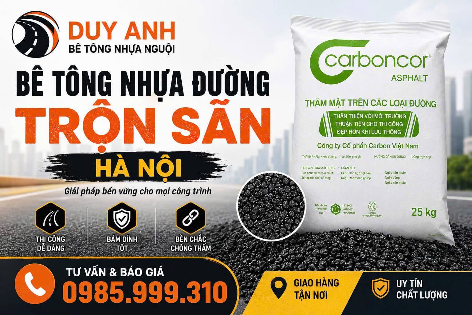 Bê Tông Nhựa Đường Trộn Sẵn
