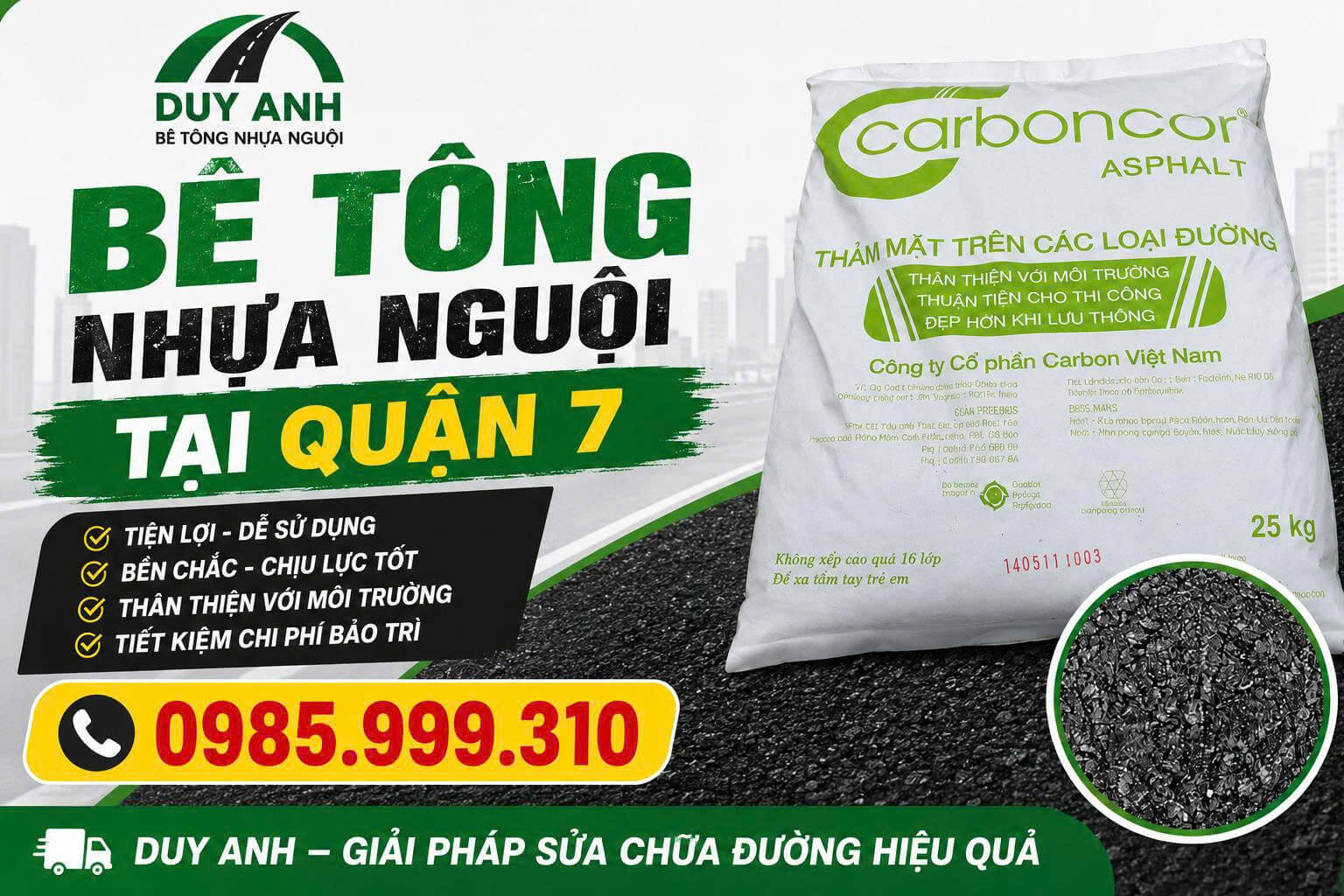 Bê Tông Nhựa Nguội