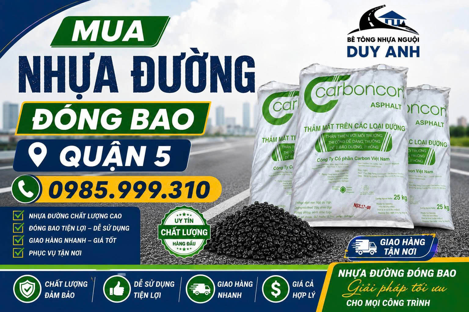 Bê tông nhựa nguội Duy Anh