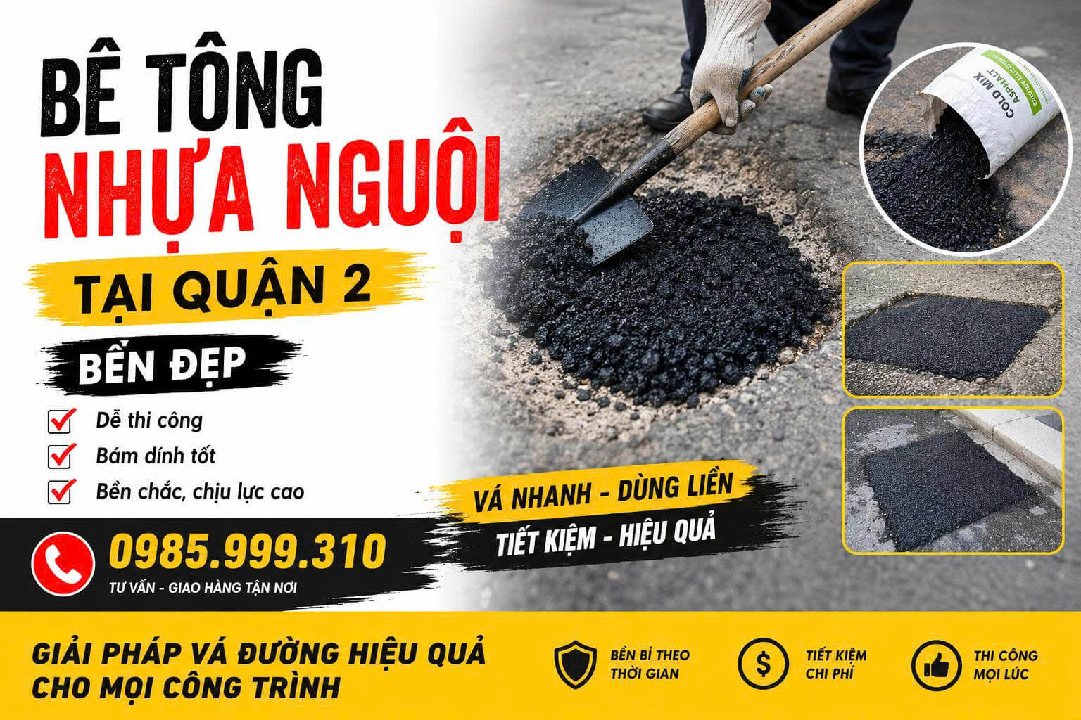 Bê tông nhựa nguội Duy Anh