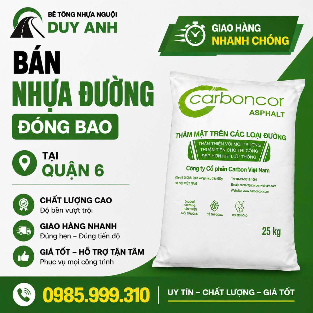 Bê tông nhựa nguội Duy Anh