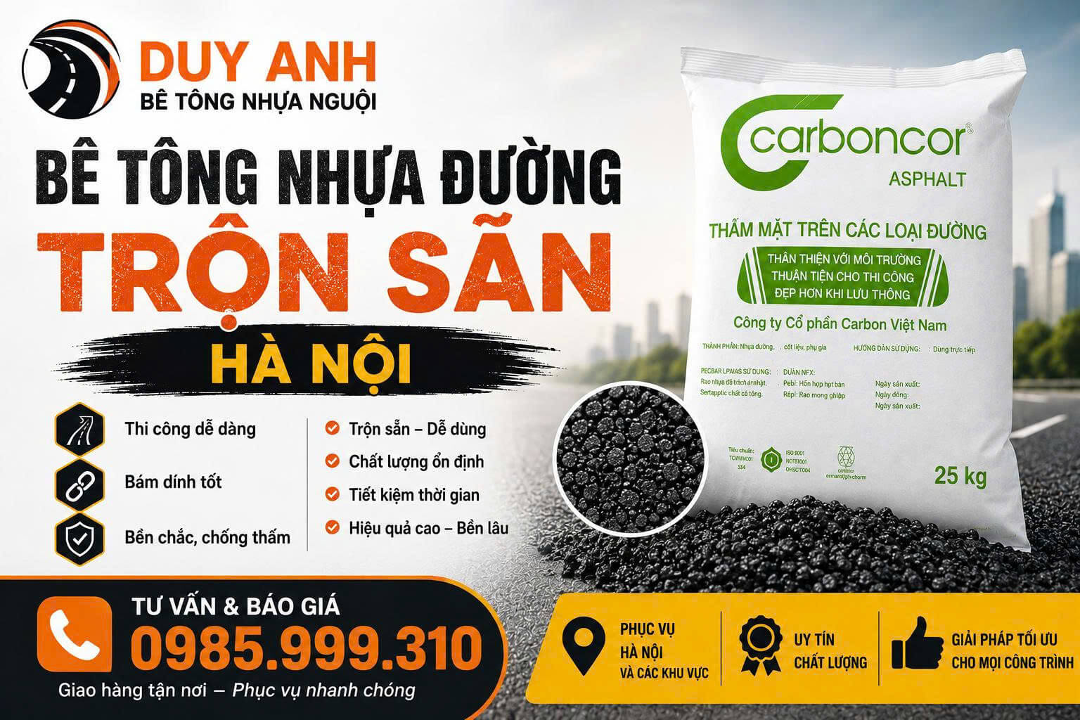 Bê tông nhựa nguội duy anh