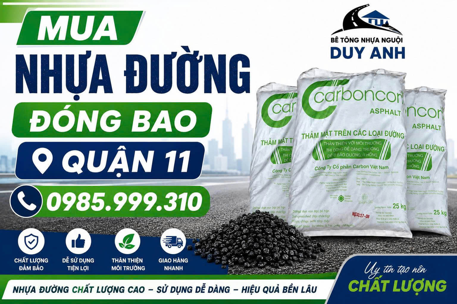 Mua Nhựa Đường Đóng Bao