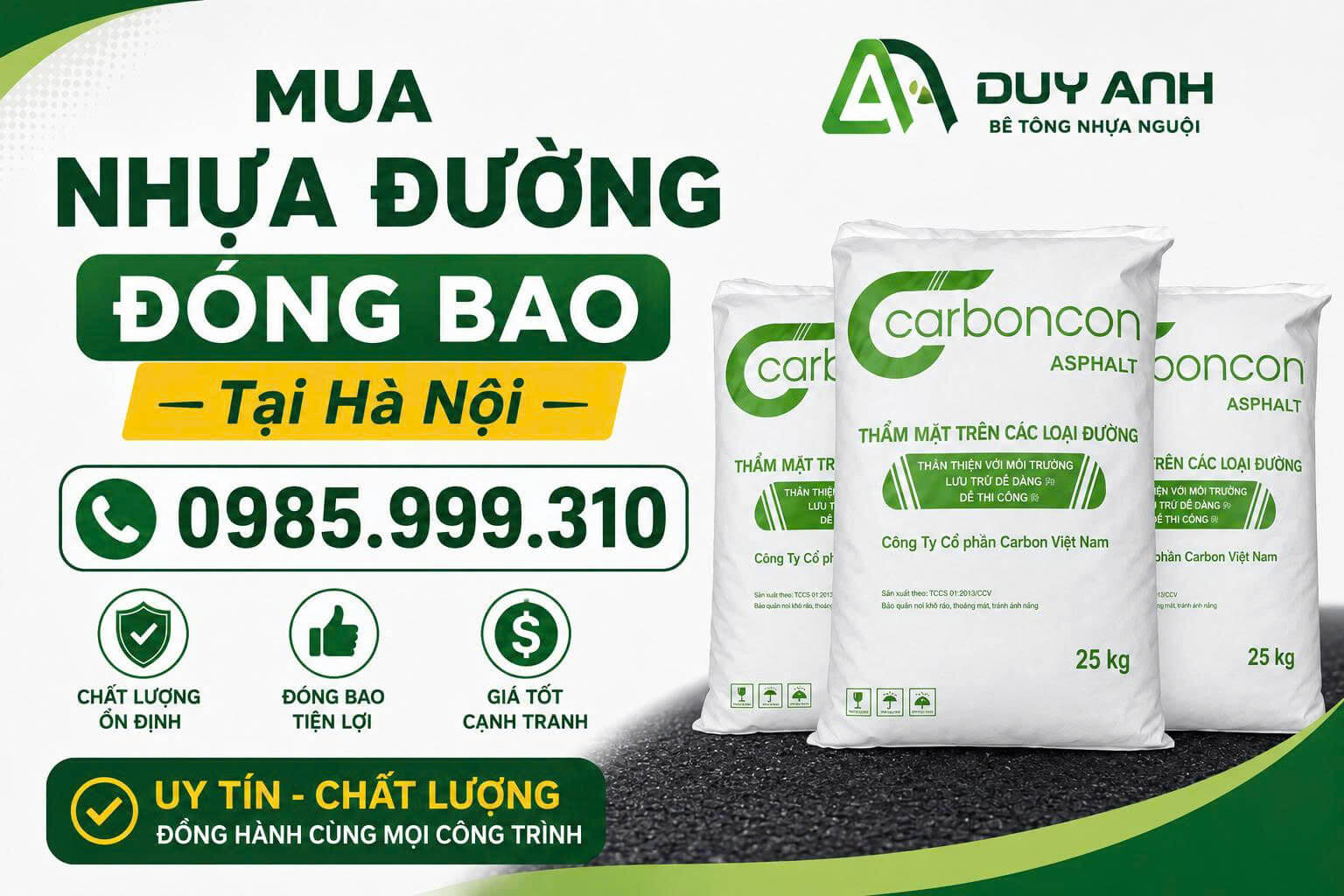 Mua Nhựa Đường Đóng Bao Hà Nội