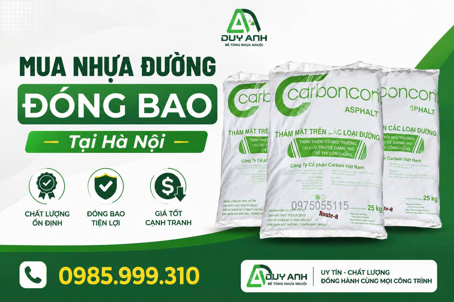 Mua Nhựa Đường Đóng Bao
