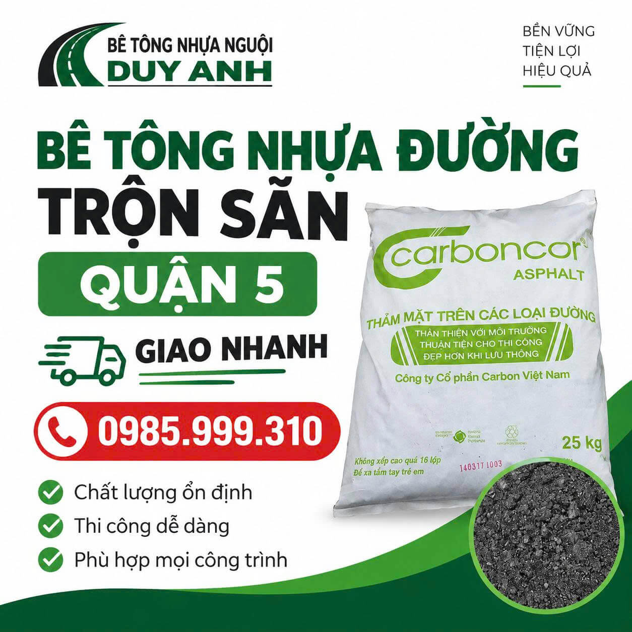 Bê Tông Nhựa Đường Trộn Sẵn