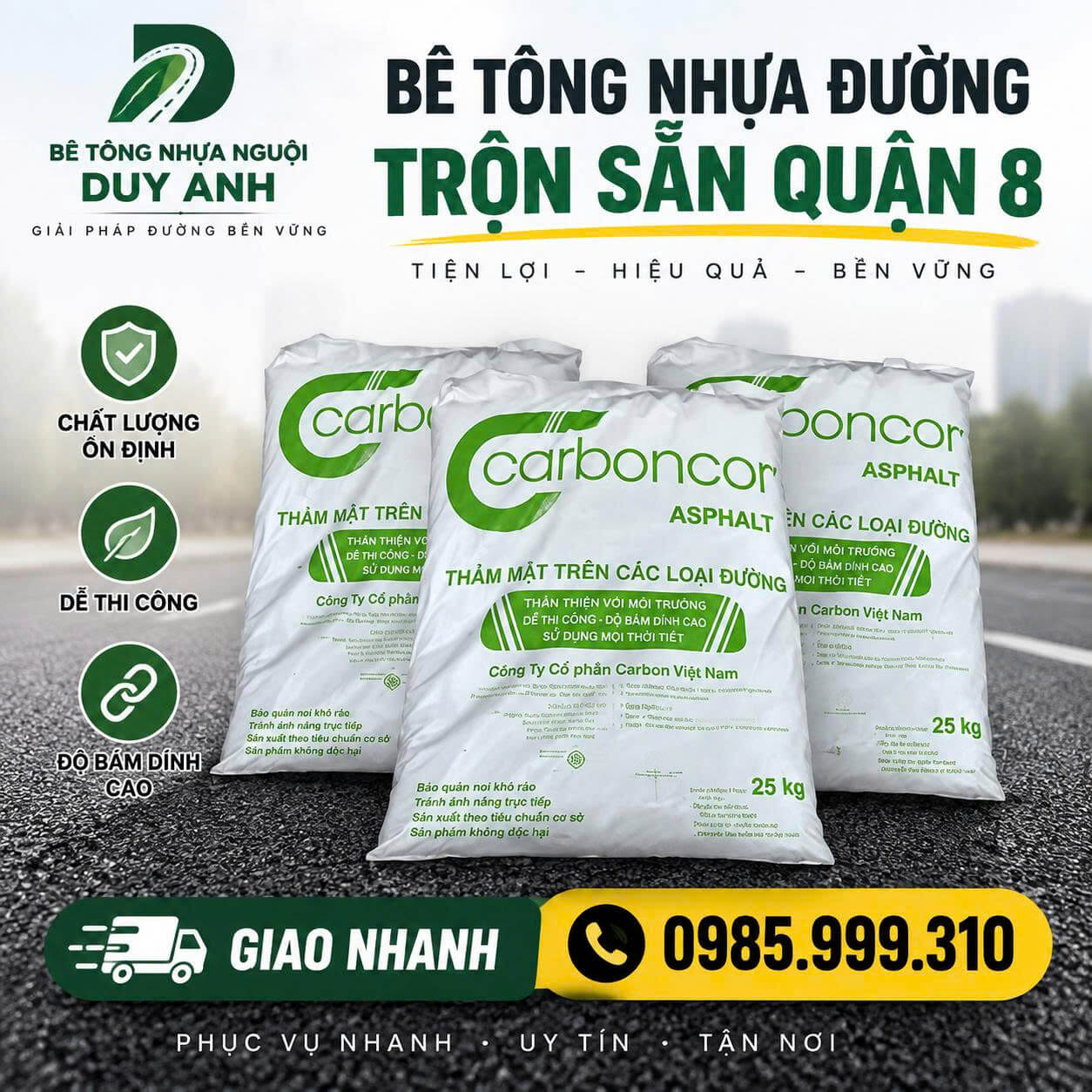 Bê Tông Nhựa Đường Trộn Sẵn