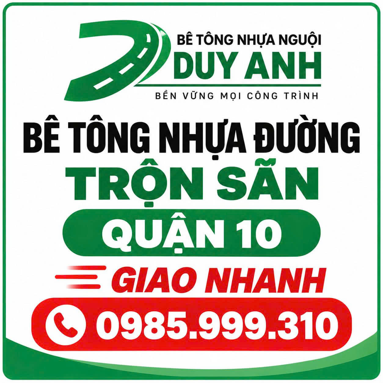 Bê Tông Nhựa Đường Trộn Sẵn Quận 10