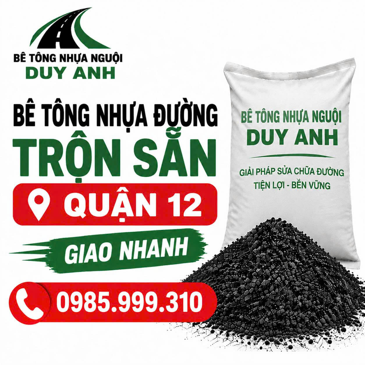 Bê Tông Nhựa Đường Trộn Sẵn Quận 12