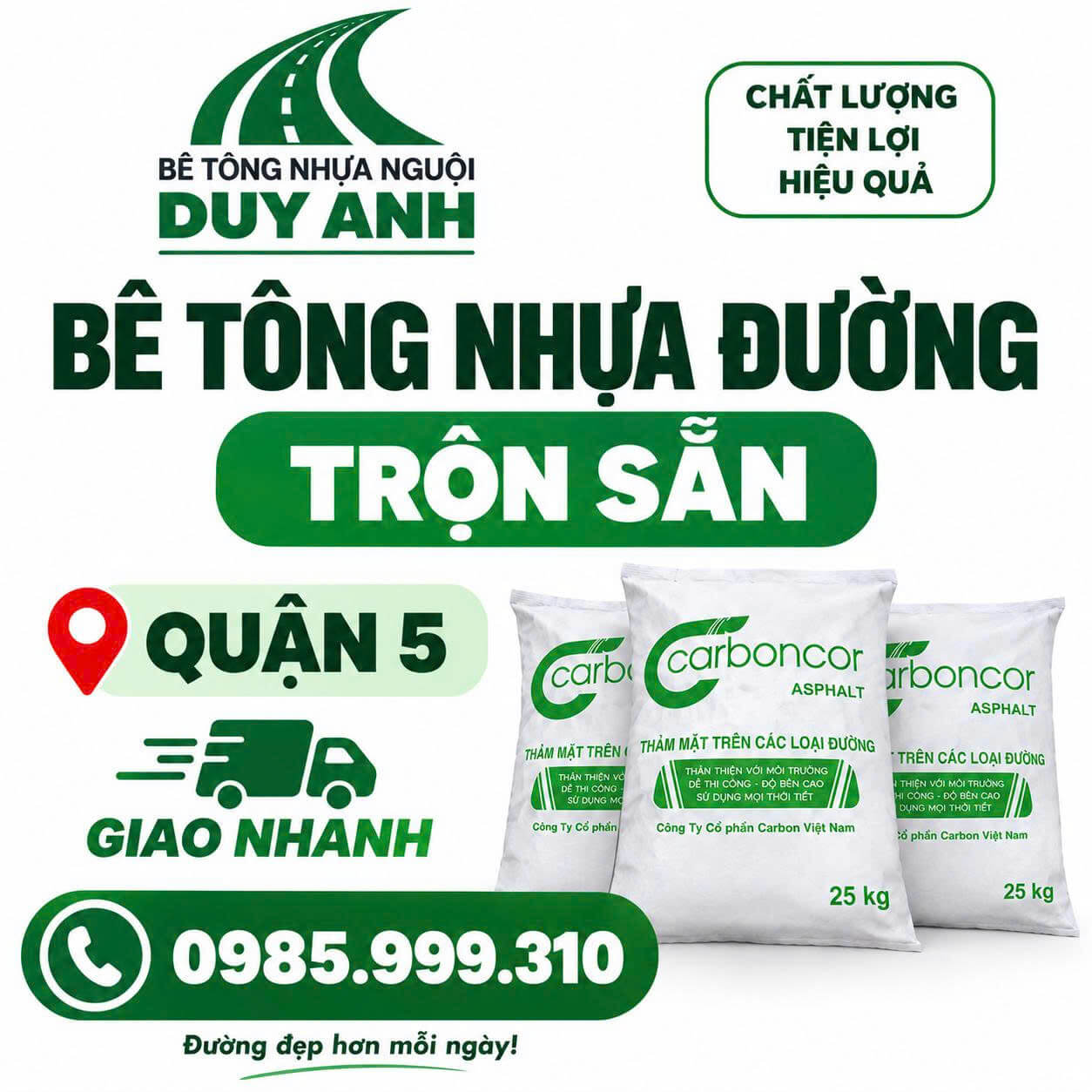 Bê Tông Nhựa Đường Trộn Sẵn Quận 5