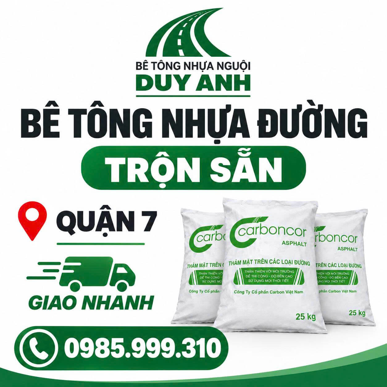 Bê Tông Nhựa Đường Trộn Sẵn Quận 7