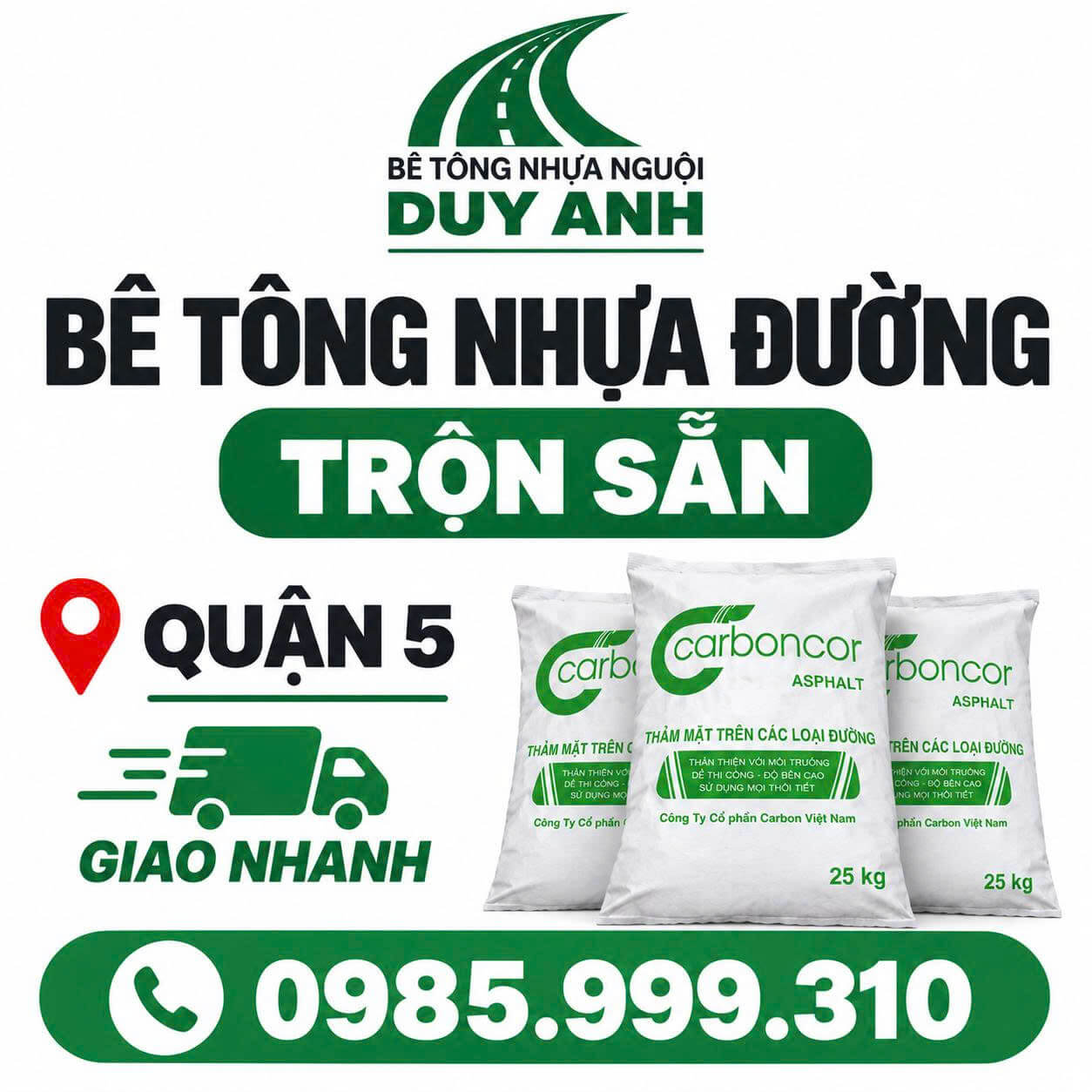 Bê Tông Nhựa Đường Trộn Sẵn Tại Quận 5