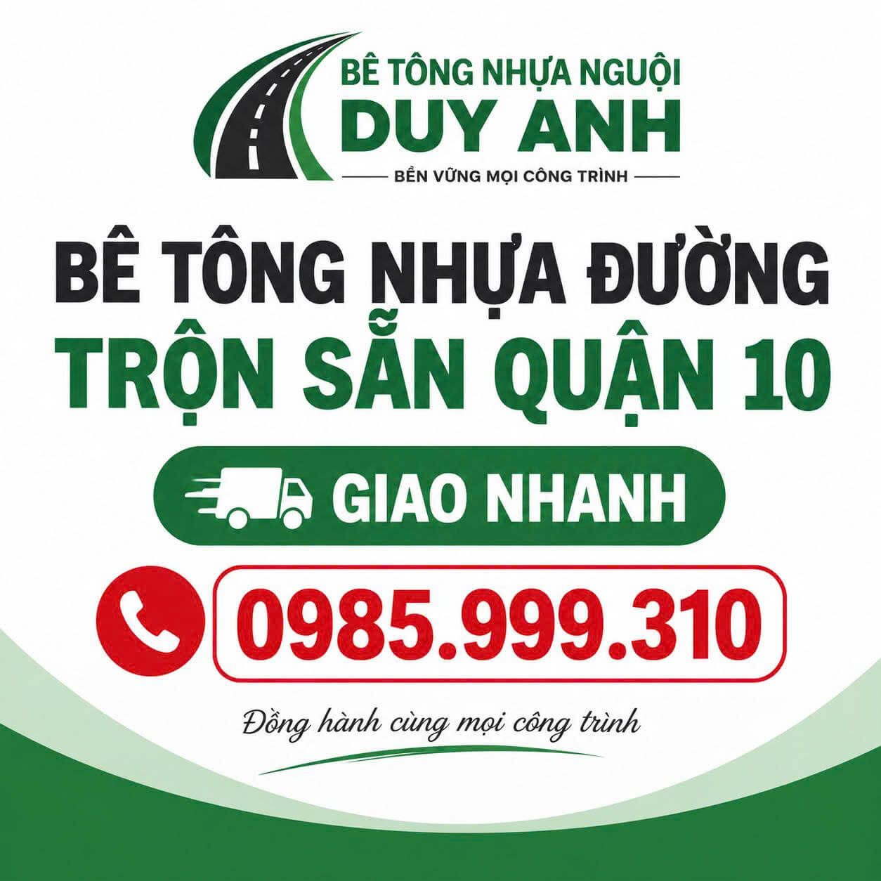Bê Tông Nhựa Đường Trộn Sẵn ở Quận 10