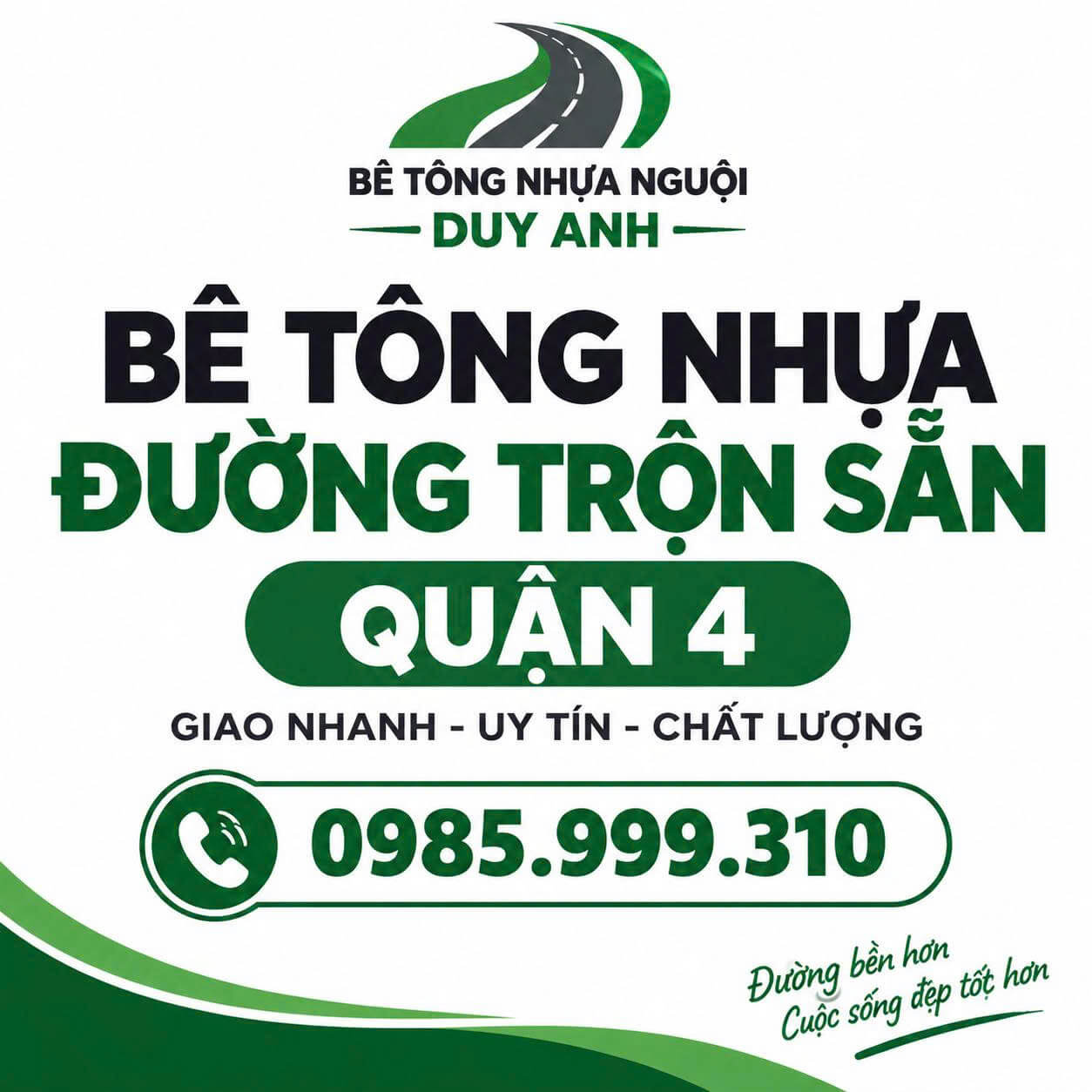 Bê Tông Nhựa Đường Trộn Sẵn ở Quận 4