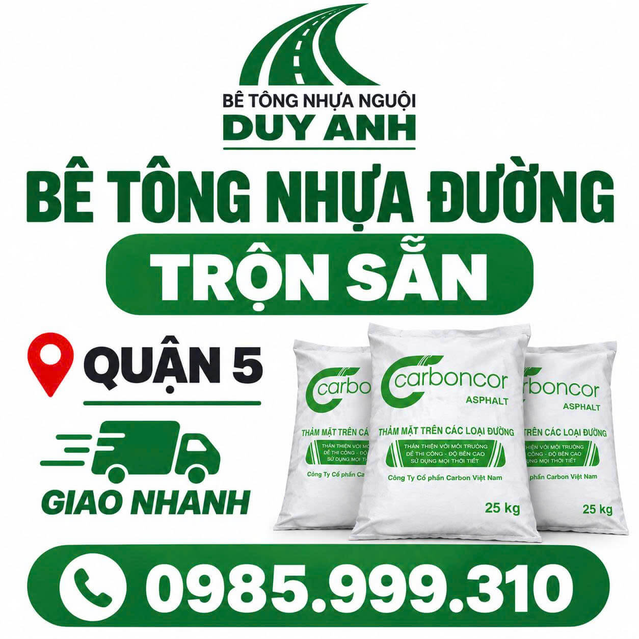 Bê Tông Nhựa Đường Trộn Sẵn ở Quận 5