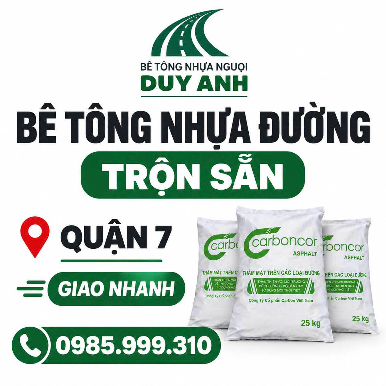 Bê Tông Nhựa Đường Trộn Sẵn ở Quận 7
