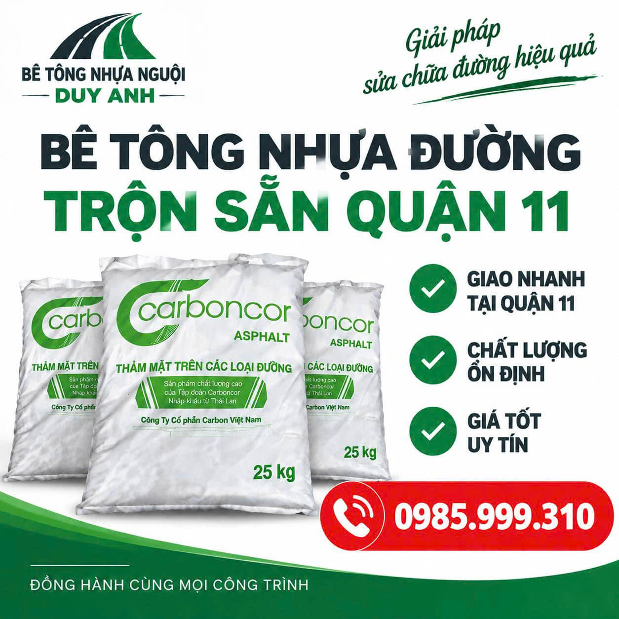 Bê Tông Nhựa Đường Trộn Sẵn ở tại Quận 11