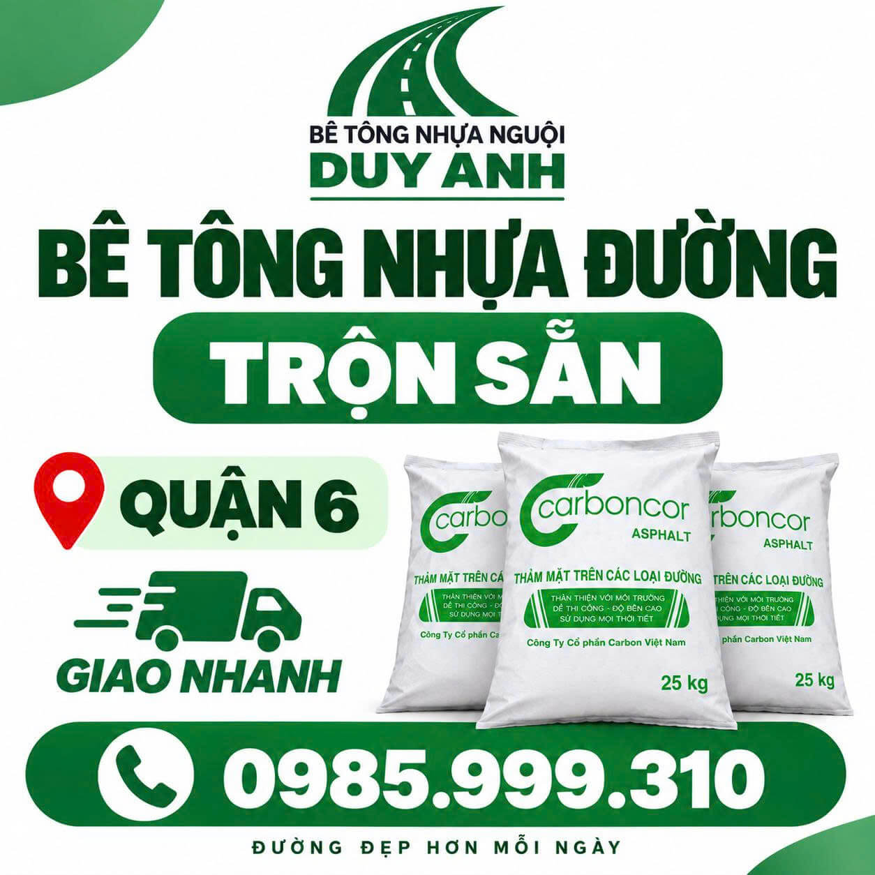 Bê Tông Nhựa Đường Trộn Sẵn ở tại Quận 6