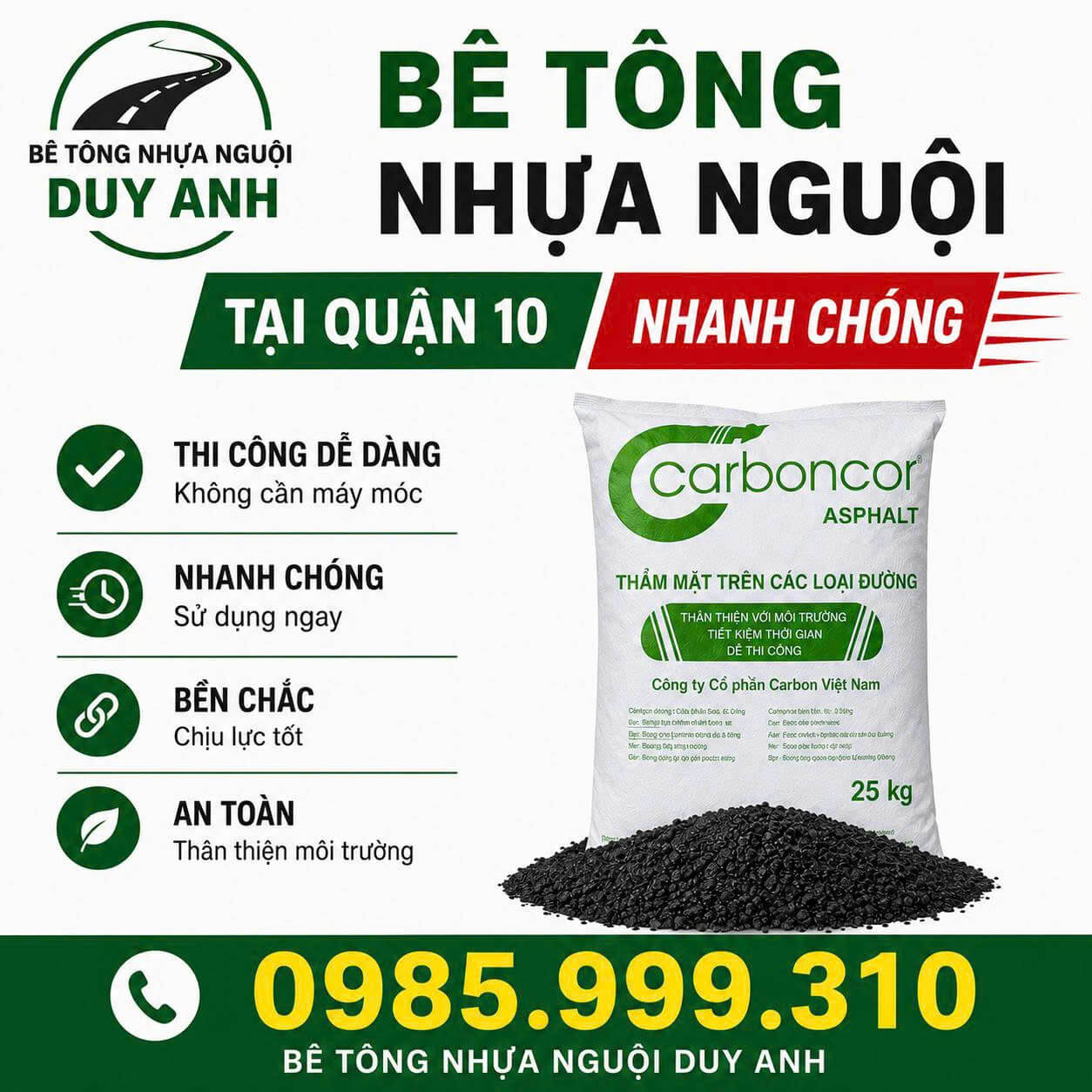 Bê Tông Nhựa Nguội