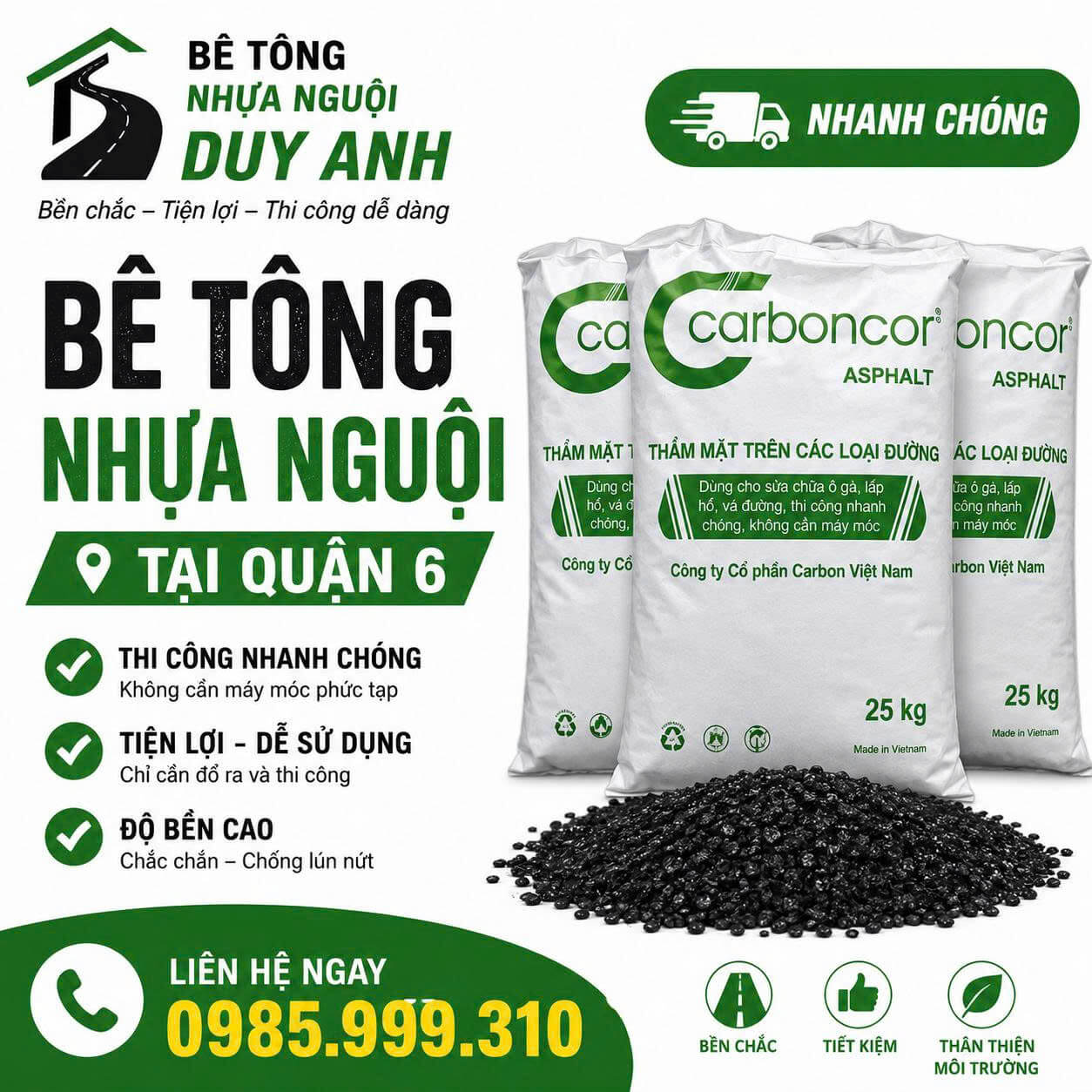 Bê Tông Nhựa Nguội