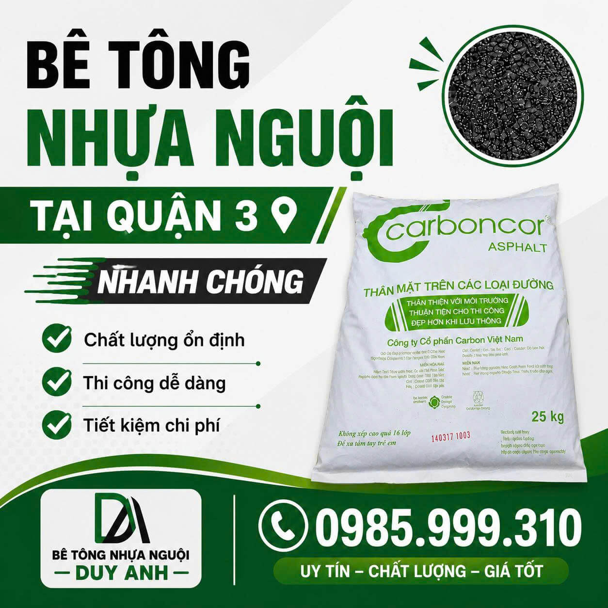 Bê Tông Nhựa Nguội Quận 3