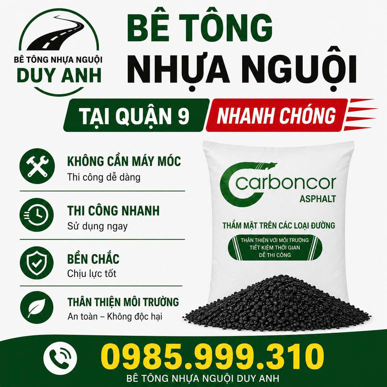Bê Tông Nhựa Nguội Quận 9