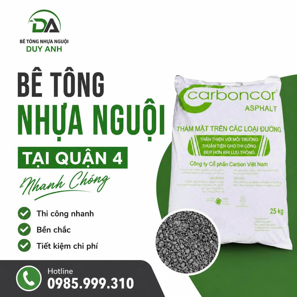 Bê Tông Nhựa Nguội Tại Quận 4