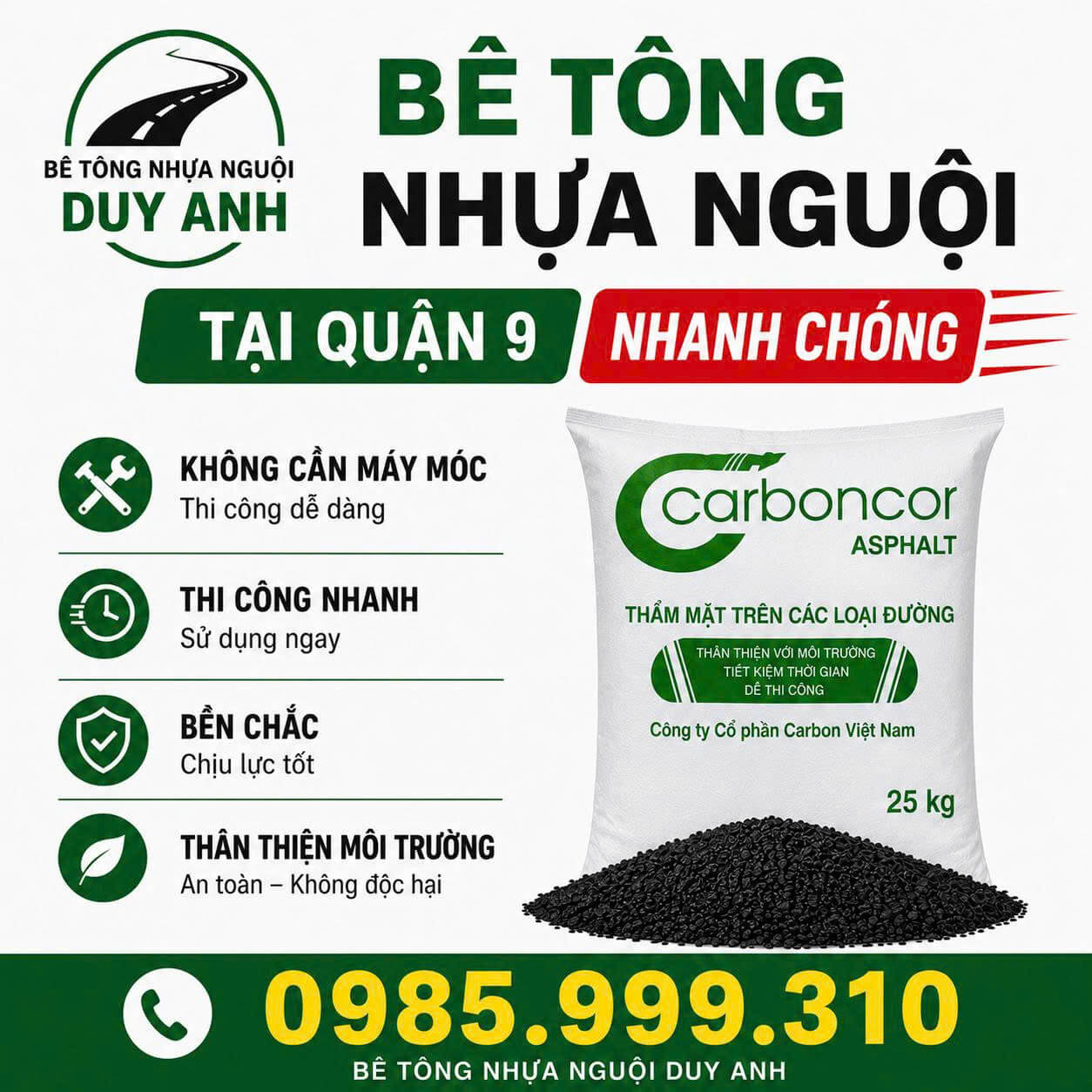 Bê Tông Nhựa Nguội Tại Quận 9