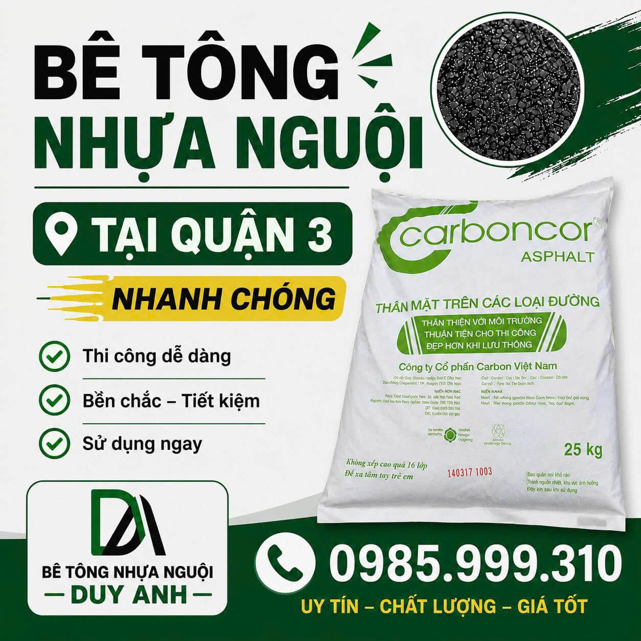Bê Tông Nhựa Nguội ở Quận 3