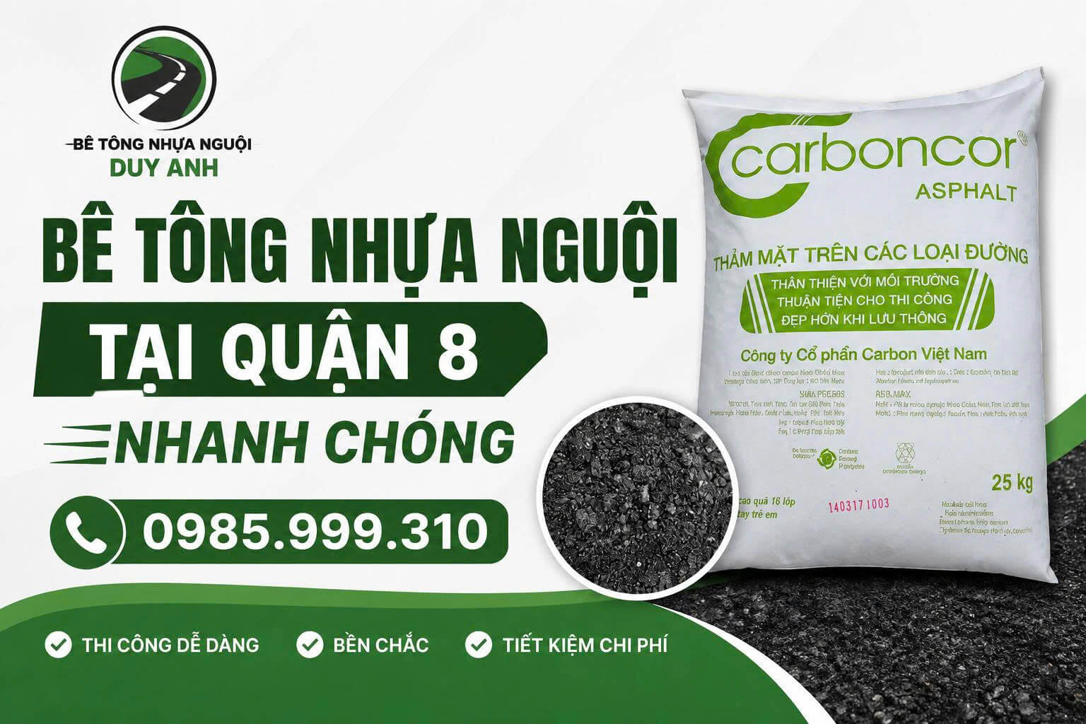 Bê Tông Nhựa Nguội ở Quận 8