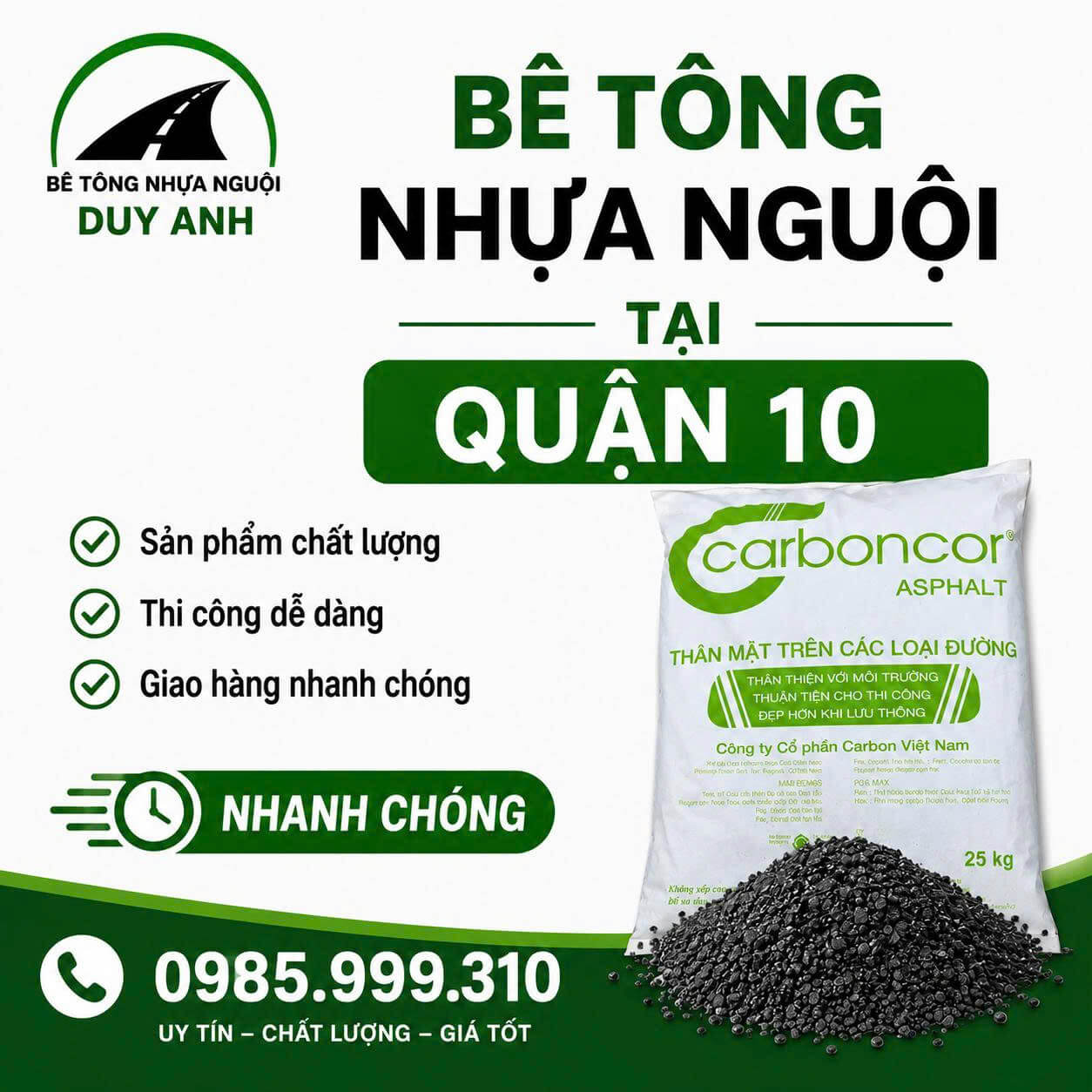 Bê Tông Nhựa Nguội ở Tại Quận 10