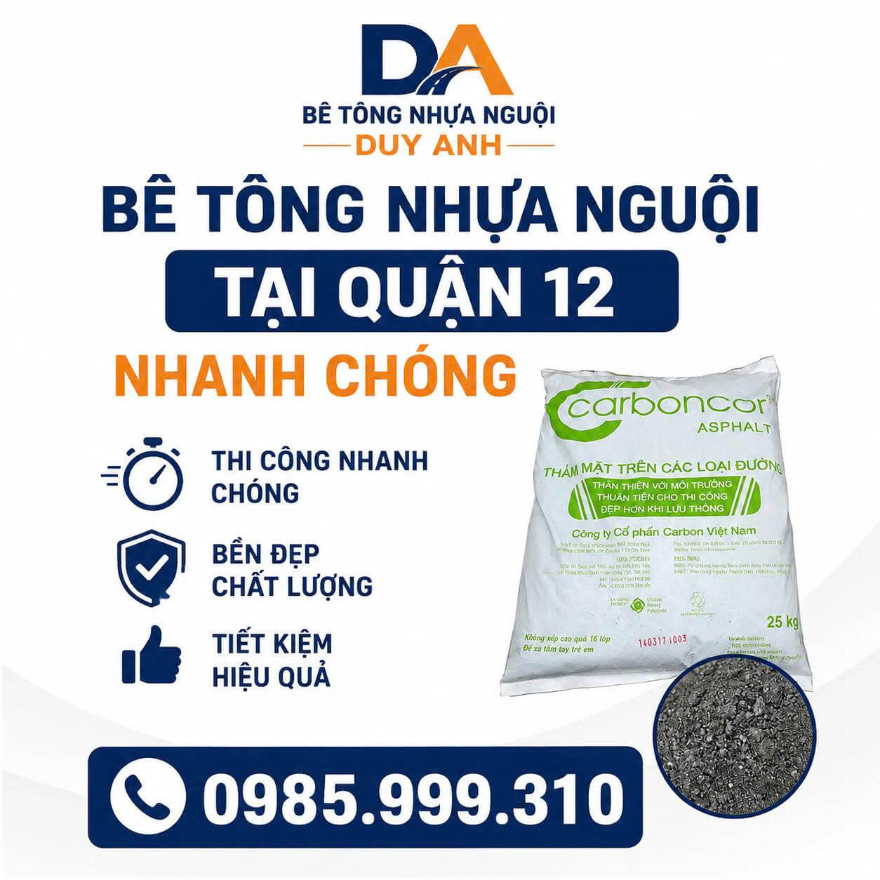 Bê Tông Nhựa Nguội ở Tại Quận 12