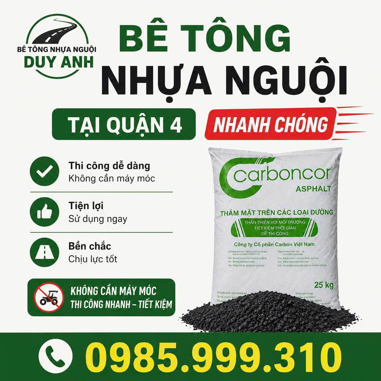Bê Tông Nhựa Nguội