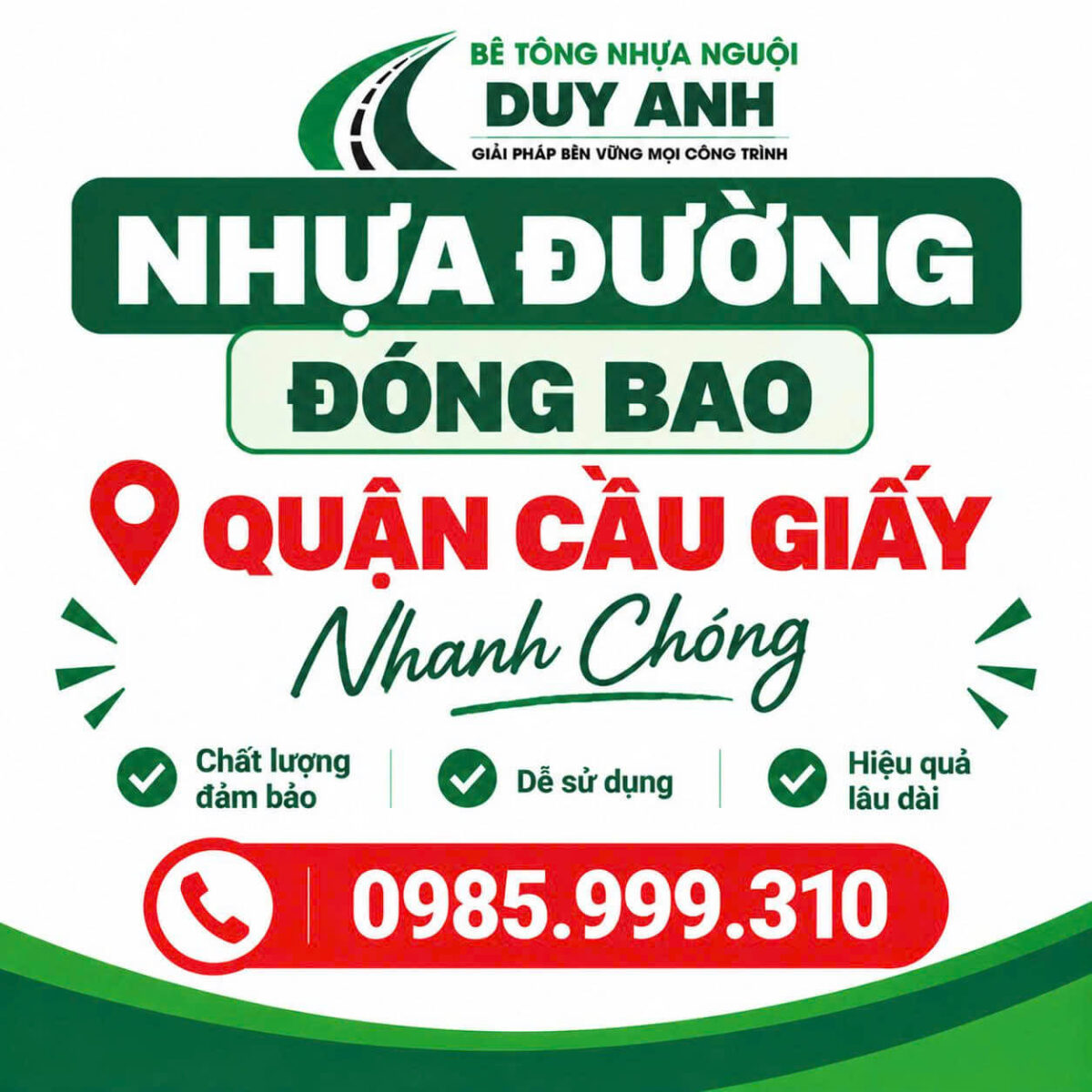 Bê tông nhựa nguội Duy Anh