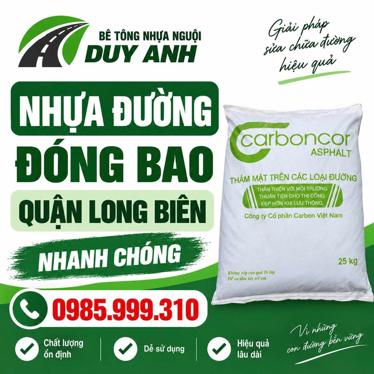 Bê tông nhựa nguội Duy Anh
