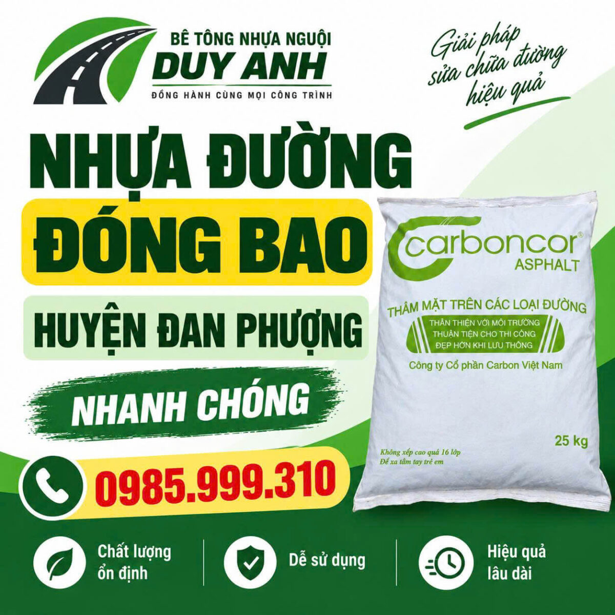 Bê tông nhựa nguội Duy Anh