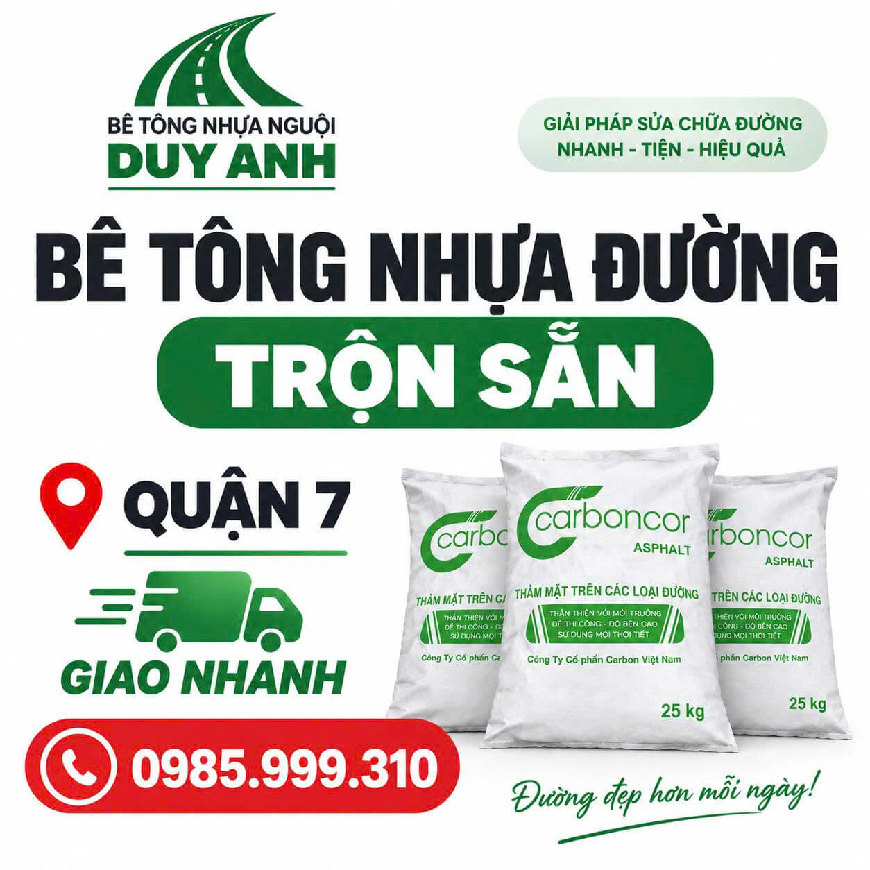 Bê tông nhựa nguội Duy Anh