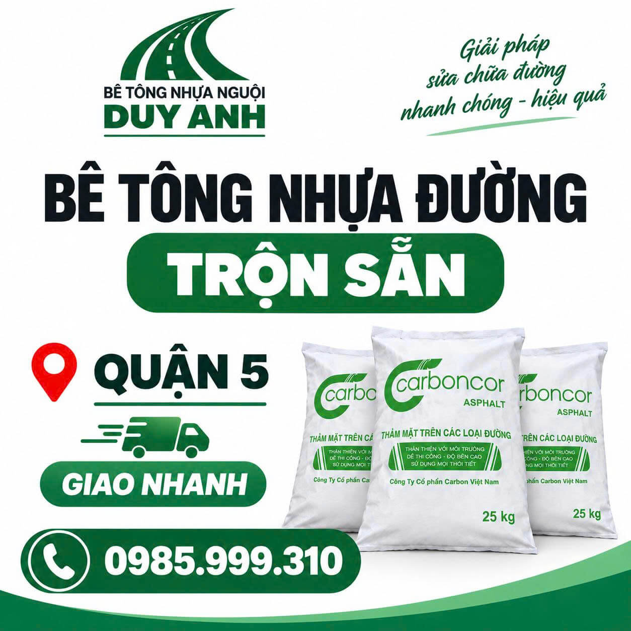 Bê tông nhựa nguội Duy Anh