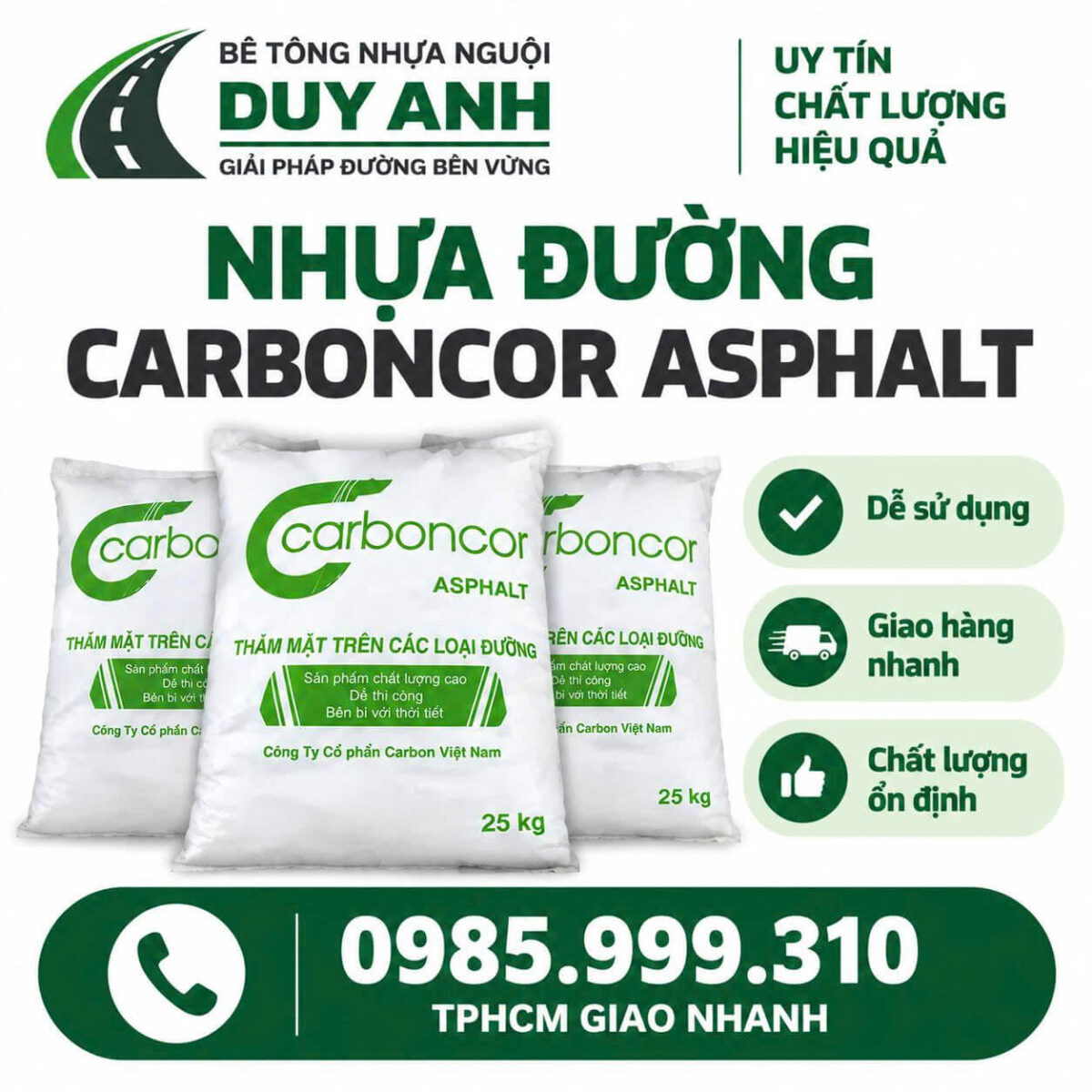 Bê tông nhựa nguội Duy Anh