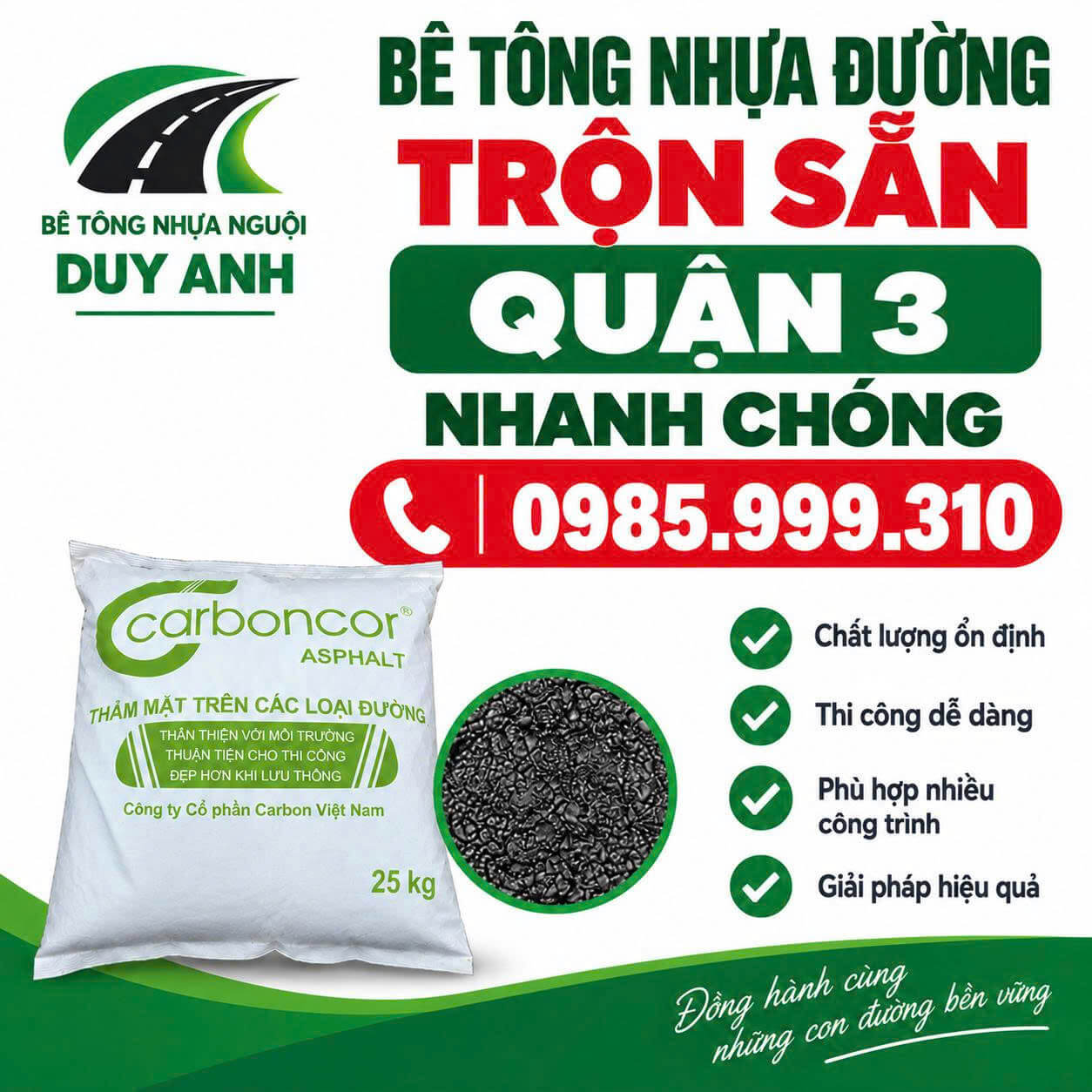 Bê tông nhựa nguội Duy Anh
