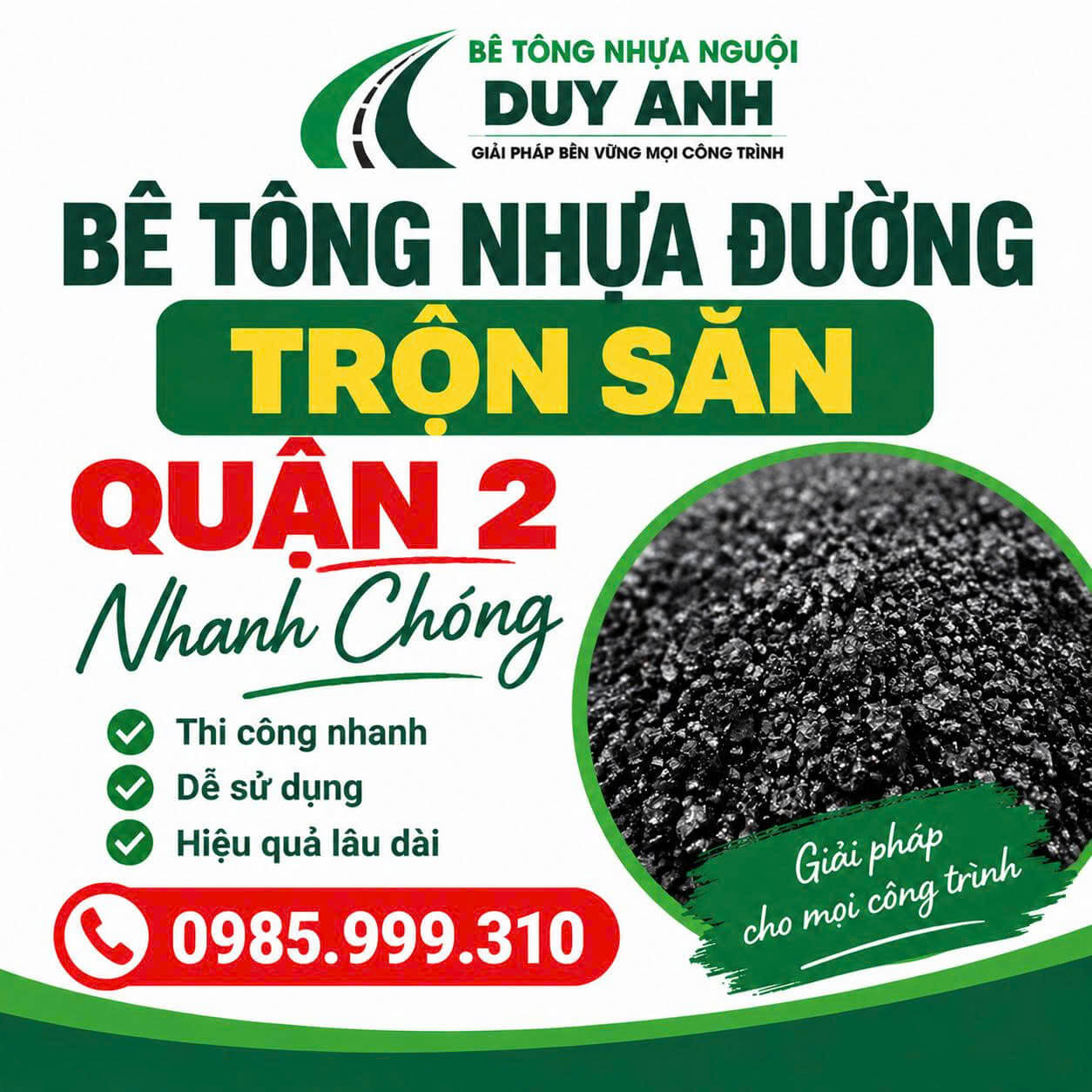 Bê tông nhựa nguội Duy Anh
