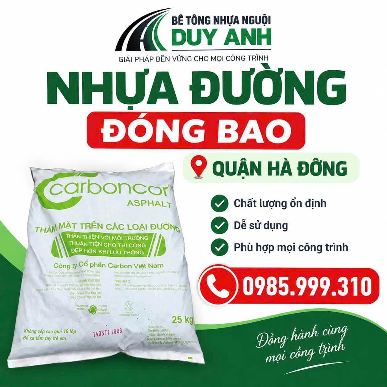 Bê tông nhựa nguội Duy Anh