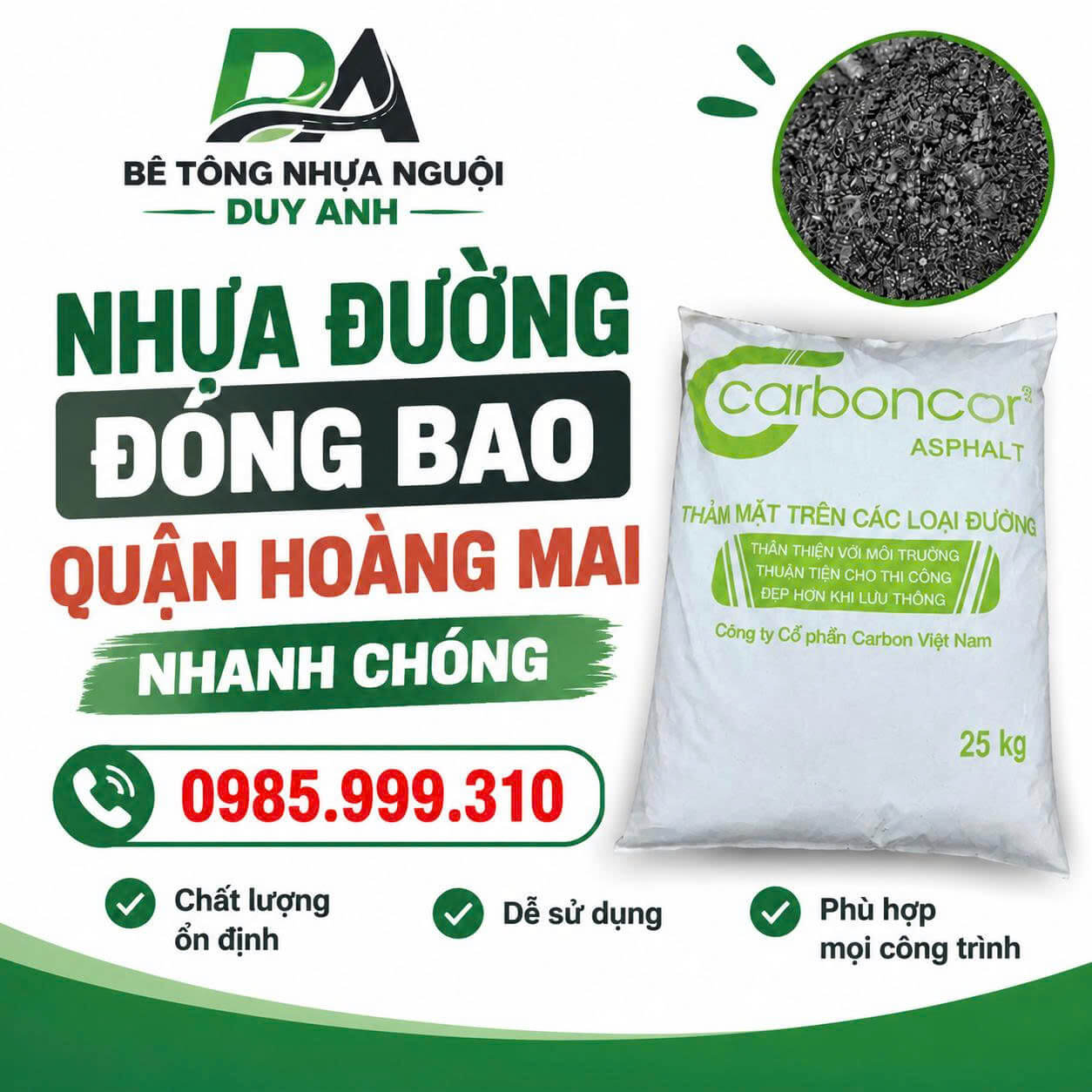 Bê tông nhựa nguội Duy Anh