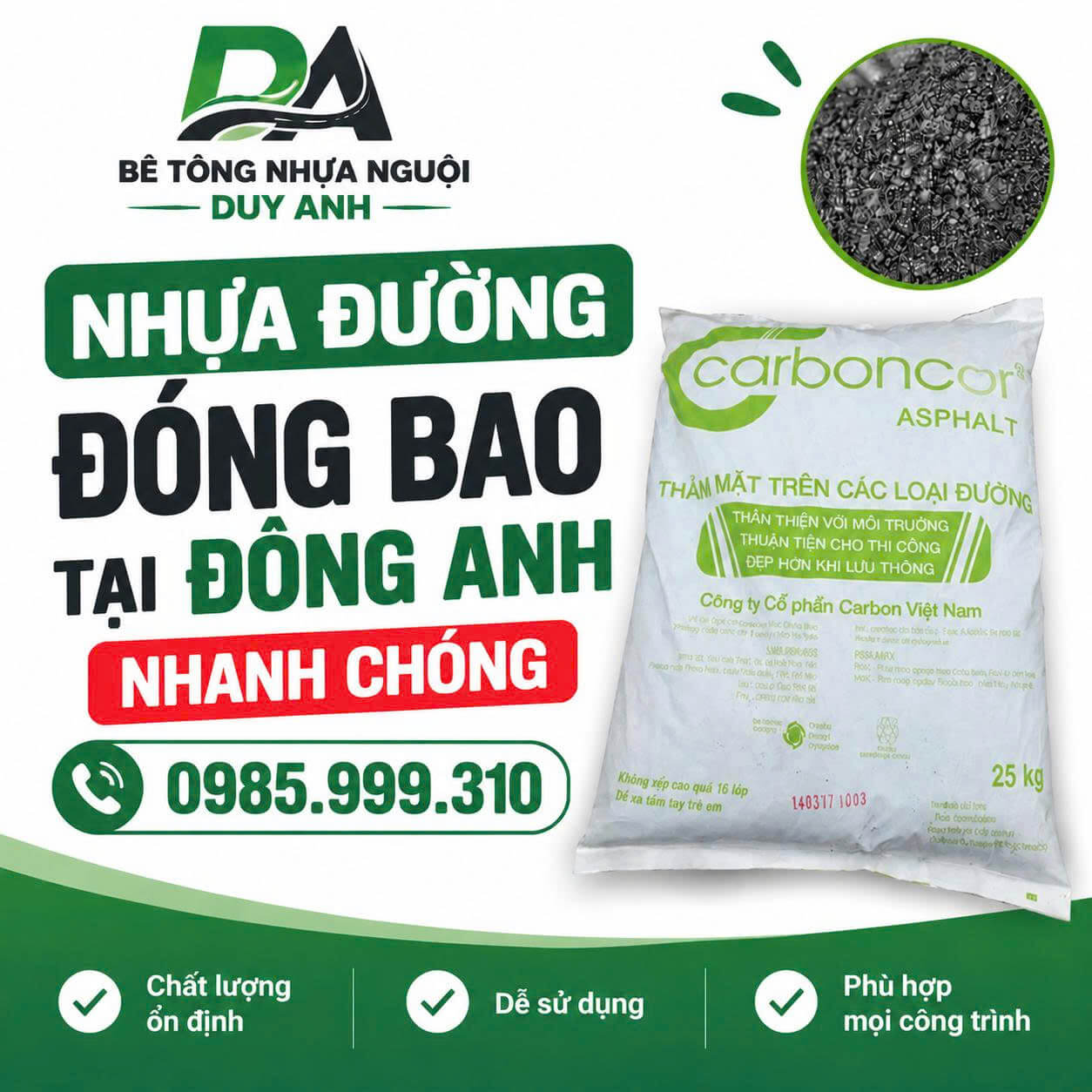 Bê tông nhựa nguội Duy Anh