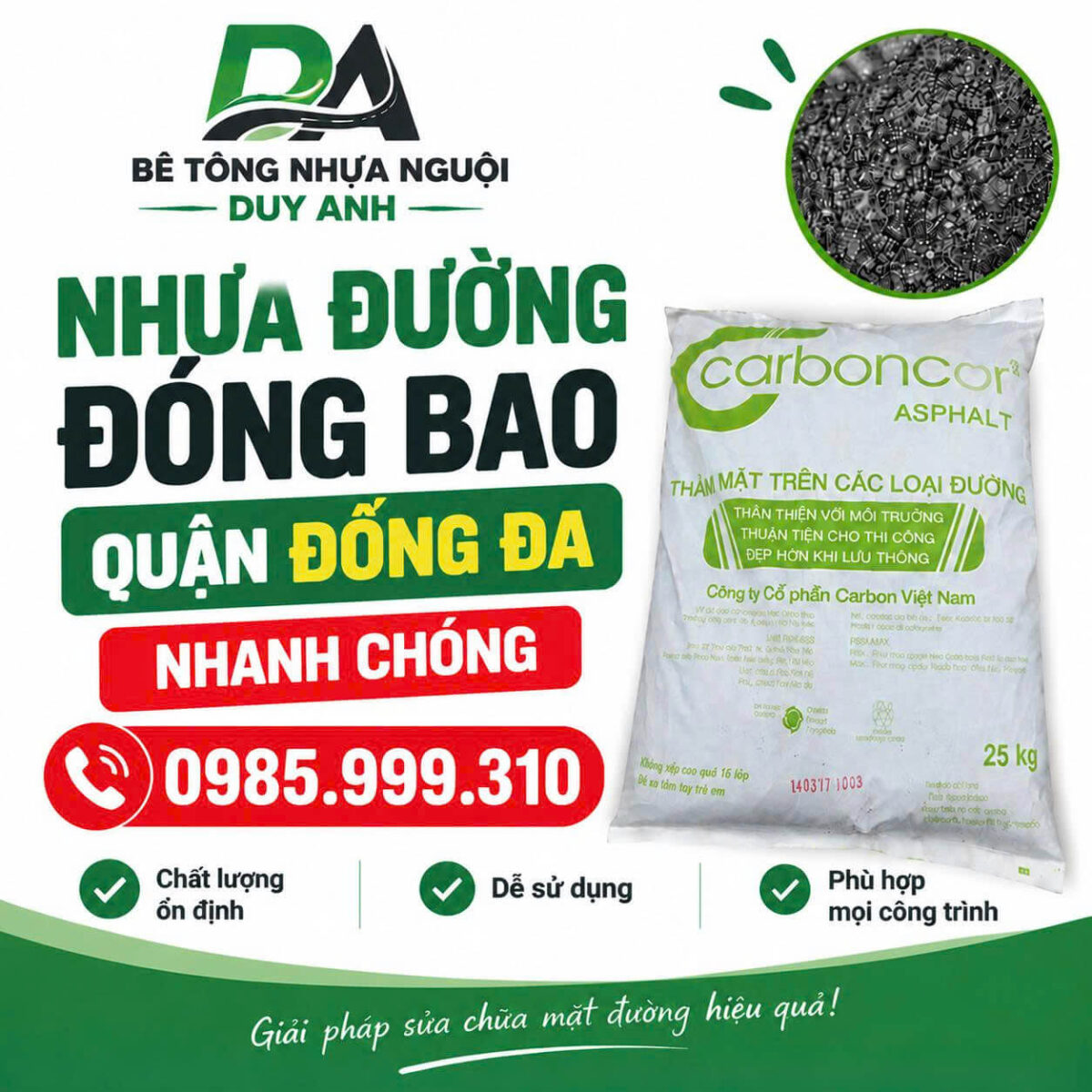 Bê tông nhựa nguội Duy Anh
