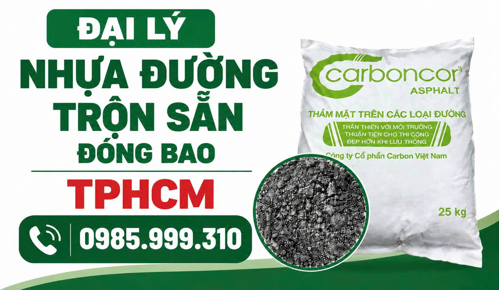 Đại Lý Nhựa Đường Trộn Sẵn Đóng Bao