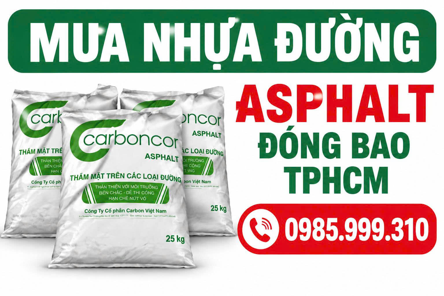 Mua Nhựa Đường Asphalt Đóng Bao ở TPHCM