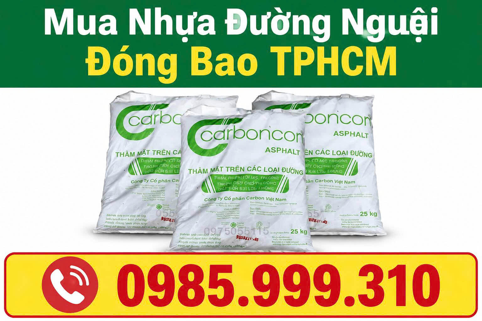 Mua Nhựa Đường Nguội Đóng Bao HCM