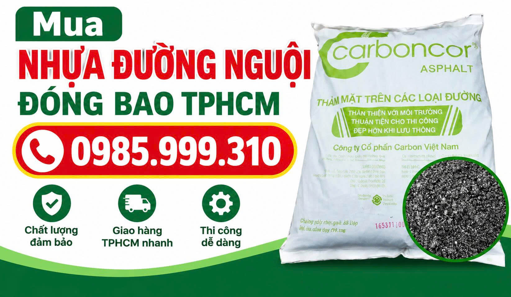 Mua Nhựa Đường Nguội Đóng Bao ở TPHCM